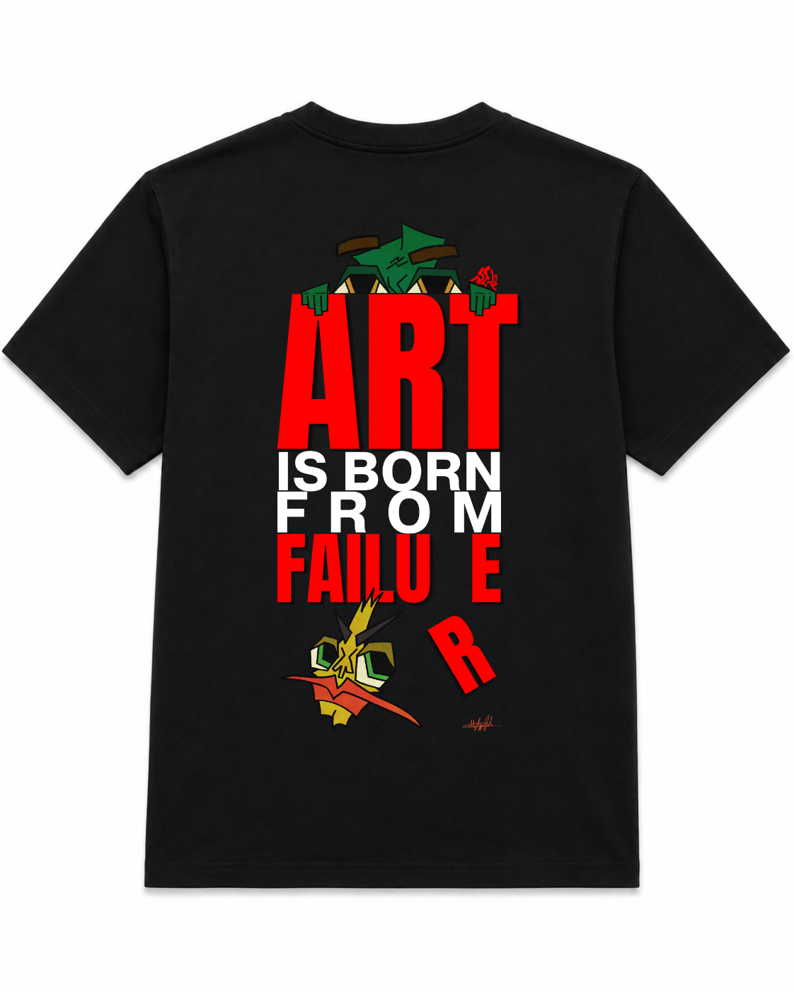 ART IS BORN FROM FAILURE
